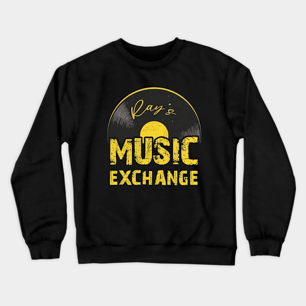 Ray’s Music Exchange Crewneck Sweatshirt by Doxie Greeting